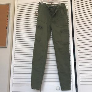 Army green jeans
